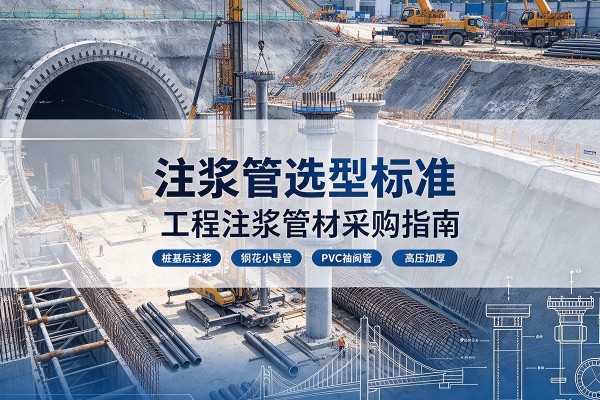 龙井注浆管选型标准