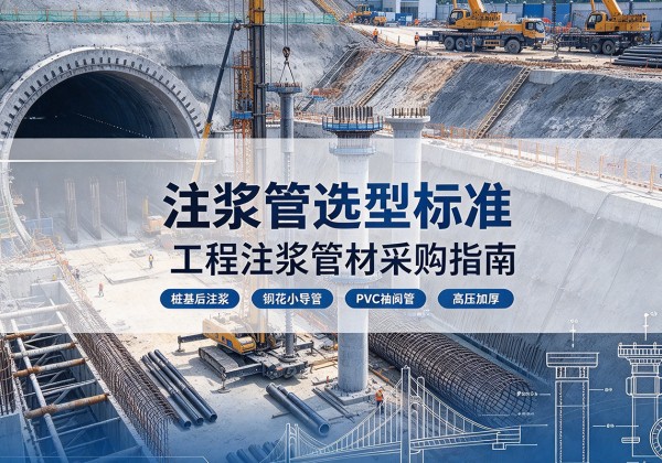 龙井注浆管选型标准